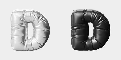 Inflatable 3d letters of the alphabet vol.2 — Wannathis