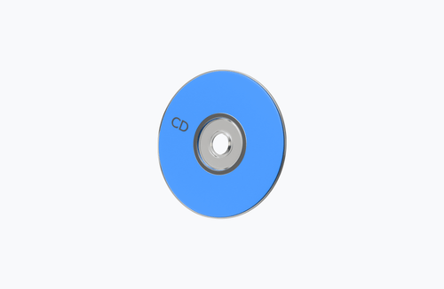 Free CD disk 3d illustration