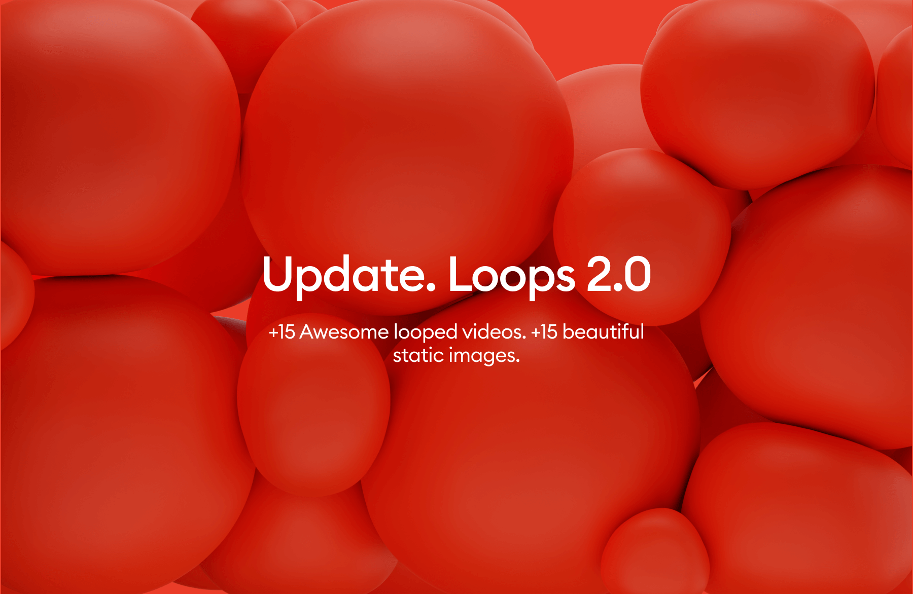 Loops 3d abstract animated shape collection — Wannathis