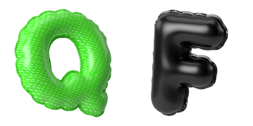 Inflatable 3d letters of the alphabet — Wannathis