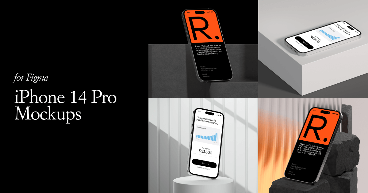 iPhone 14 Pro Mockups