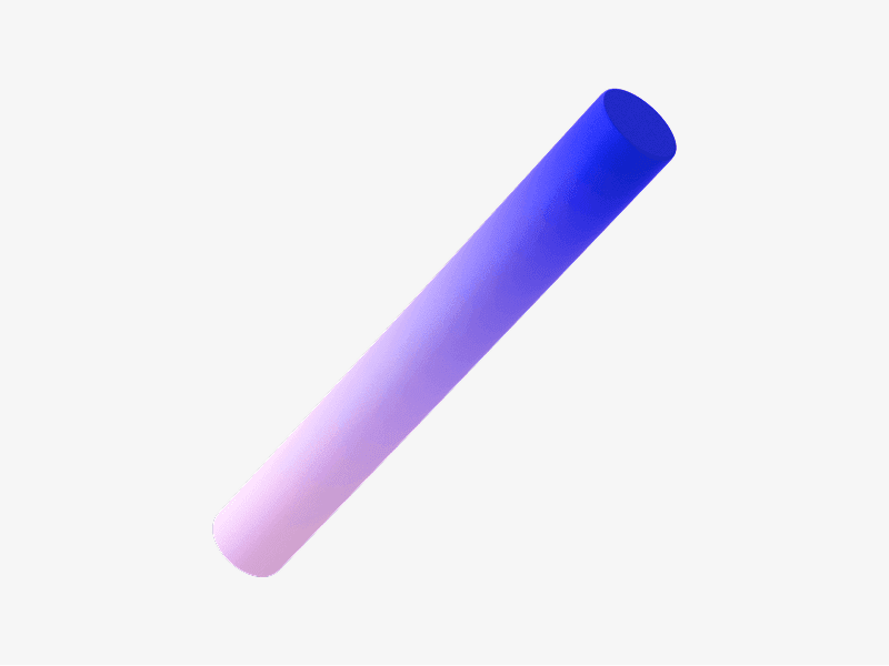 Purple gradient abstract bar shape