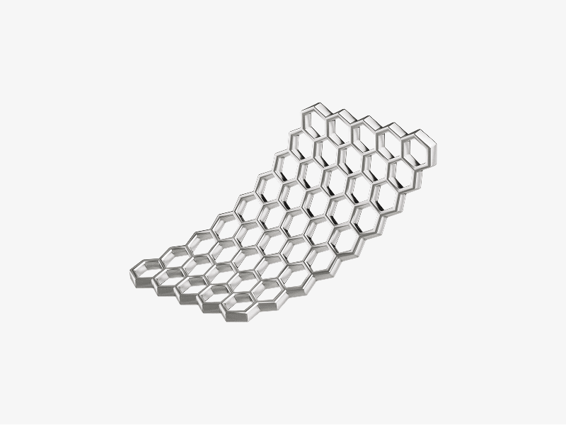 Metallic grid abstract sheet with repeating pattern