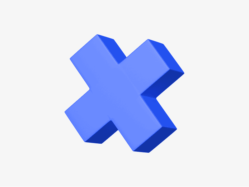 3D plus shape icon