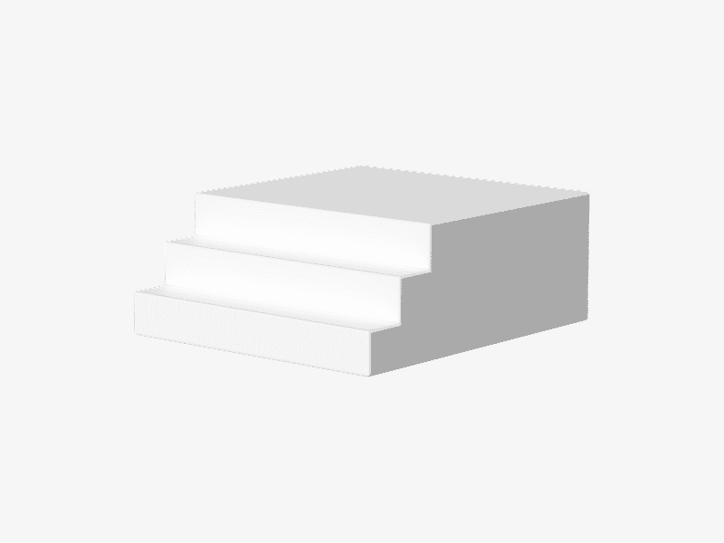 3D stacked layers blocks