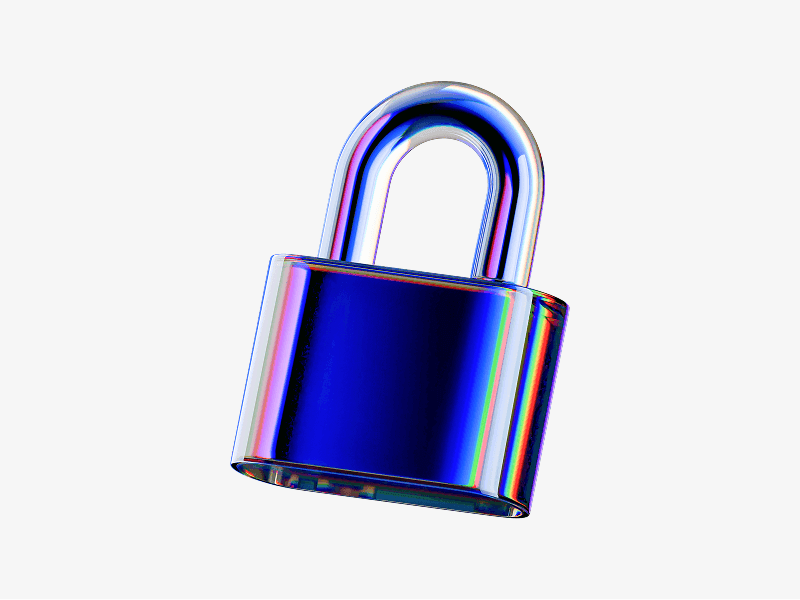 dispersed glass lock in 3d