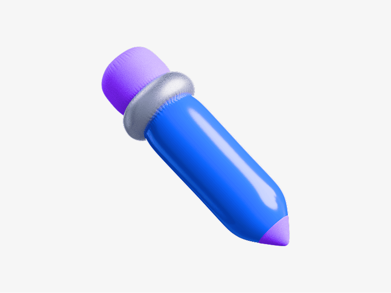 inflatable abstract marker shape in 3d