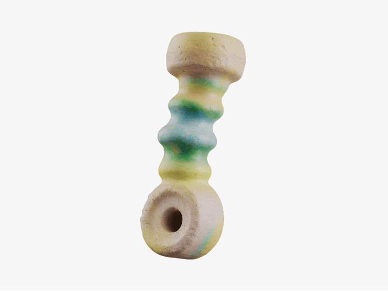 3D organic abstract vertical totem shape