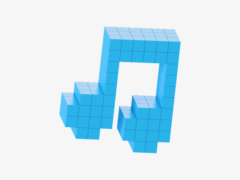 Pixel style 3D chat bubble with OMG text