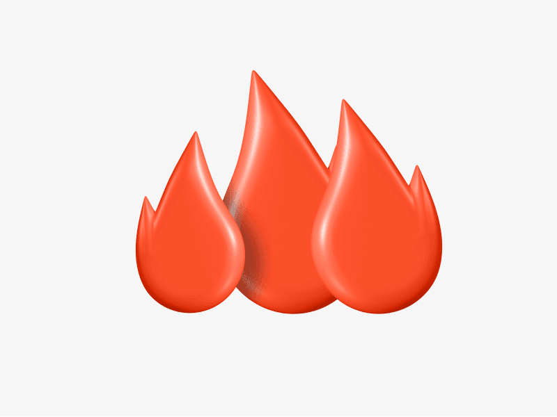 3d illustration of data leak drops