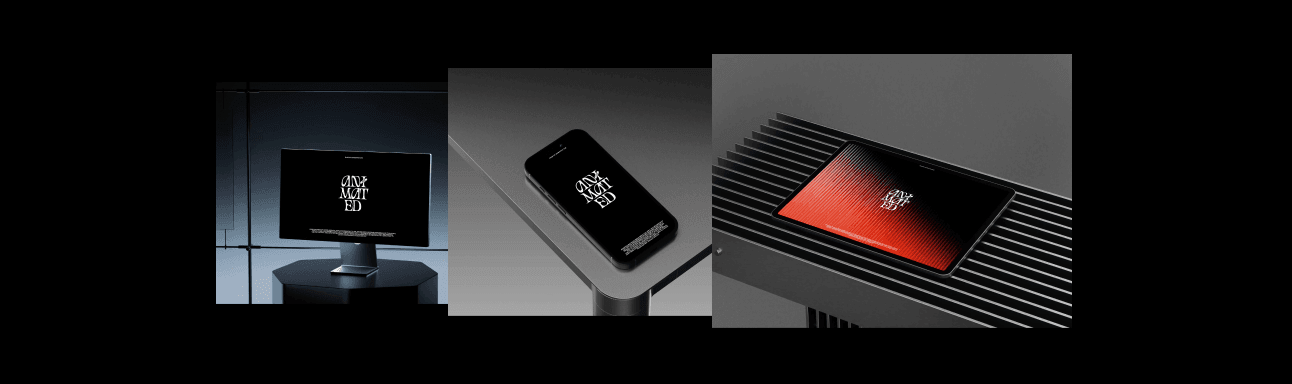 Animated Video Device Mockups for design and marketing projects