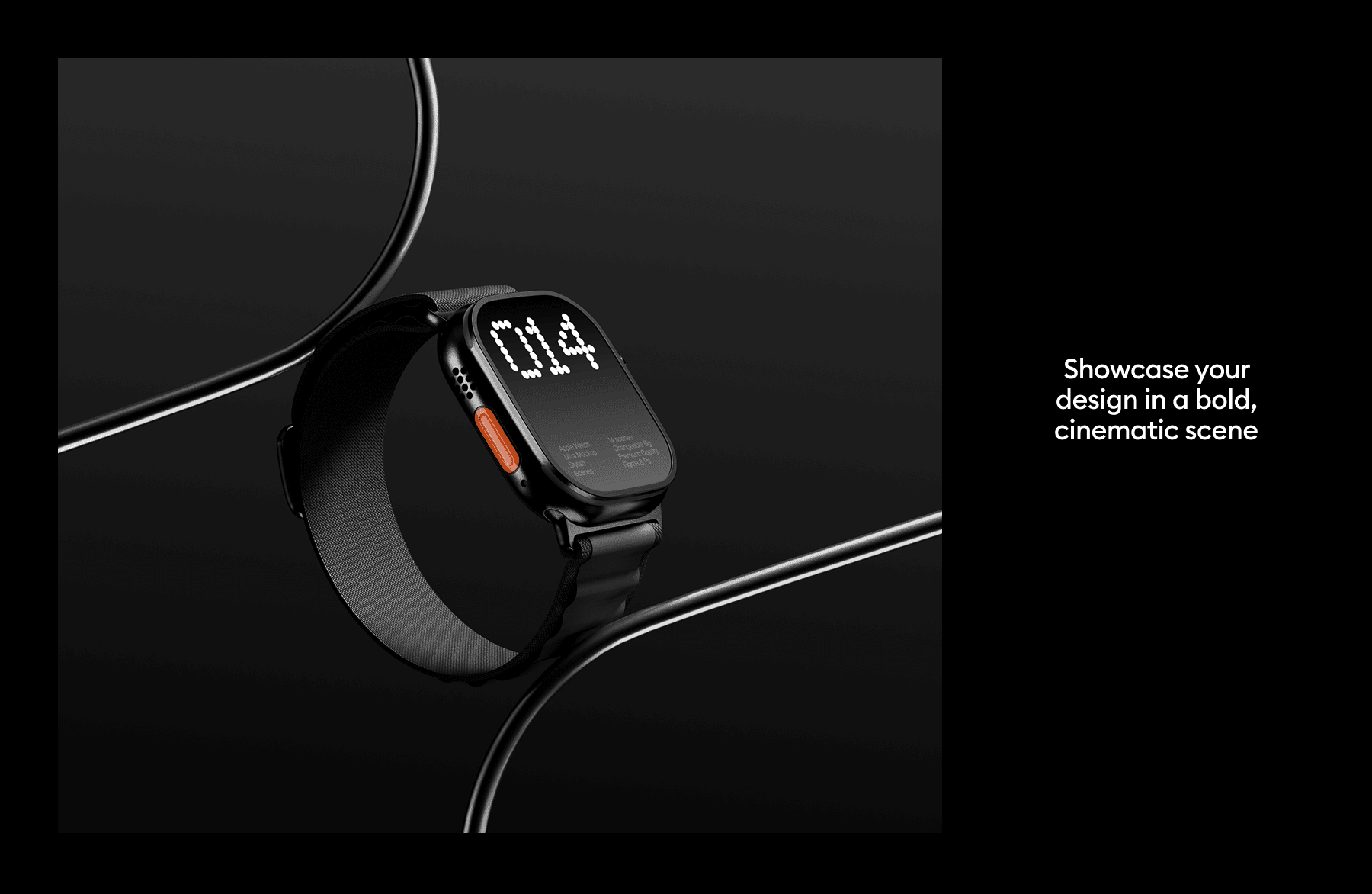 Apple Watch Ultra Mockups for app presentations