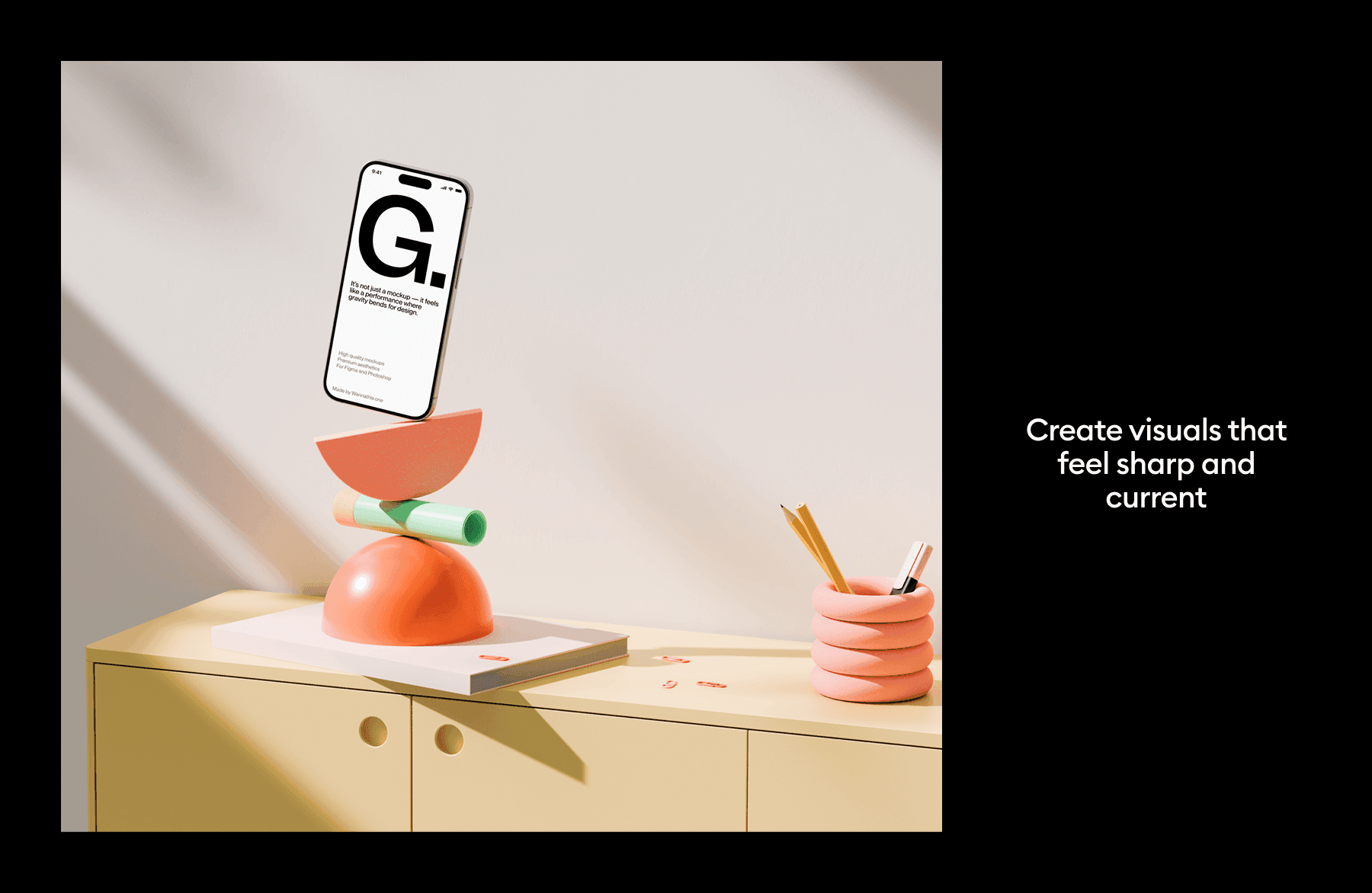 Balance Device Mockups for UX/UI projects