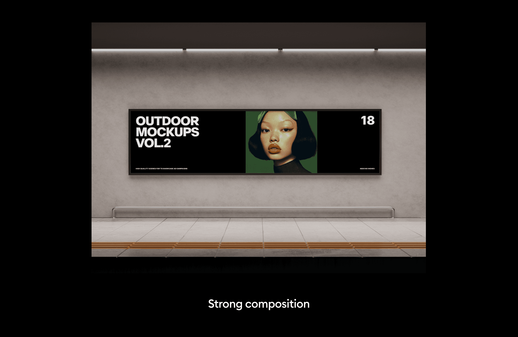 billboard mockups in urban environments