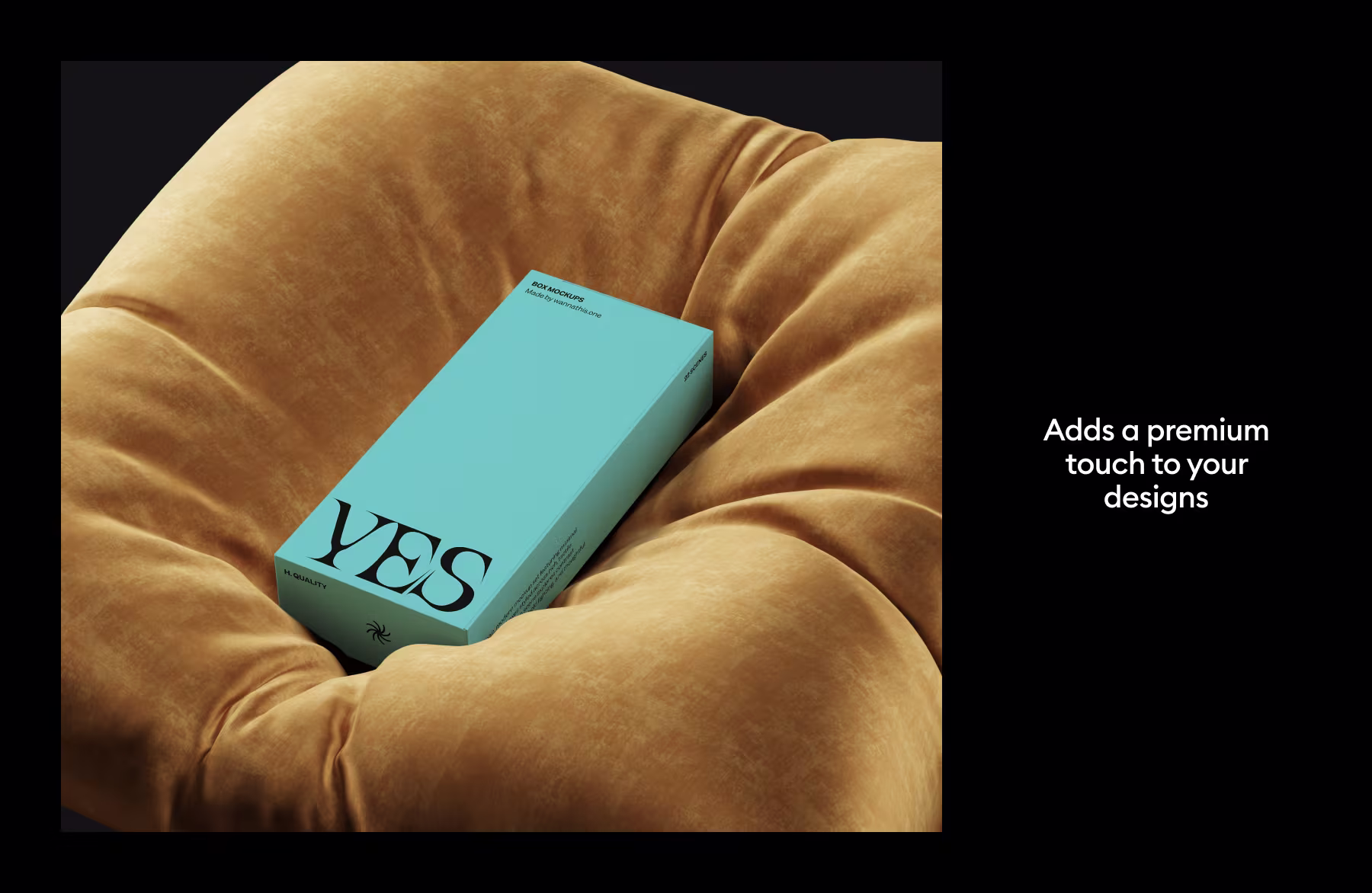 Packaging box mockup set for branding projects