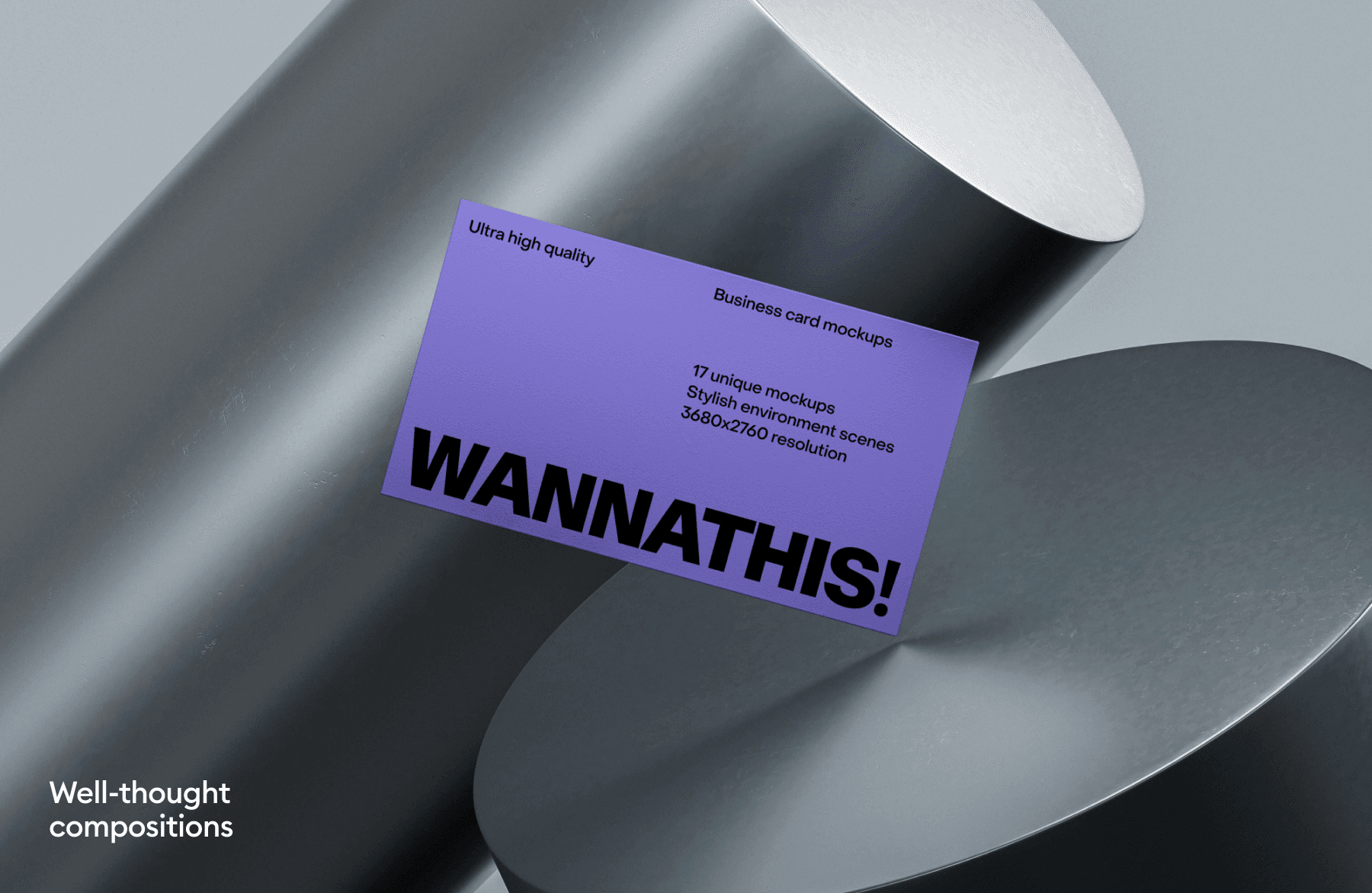 Business cards mockups for branding projects