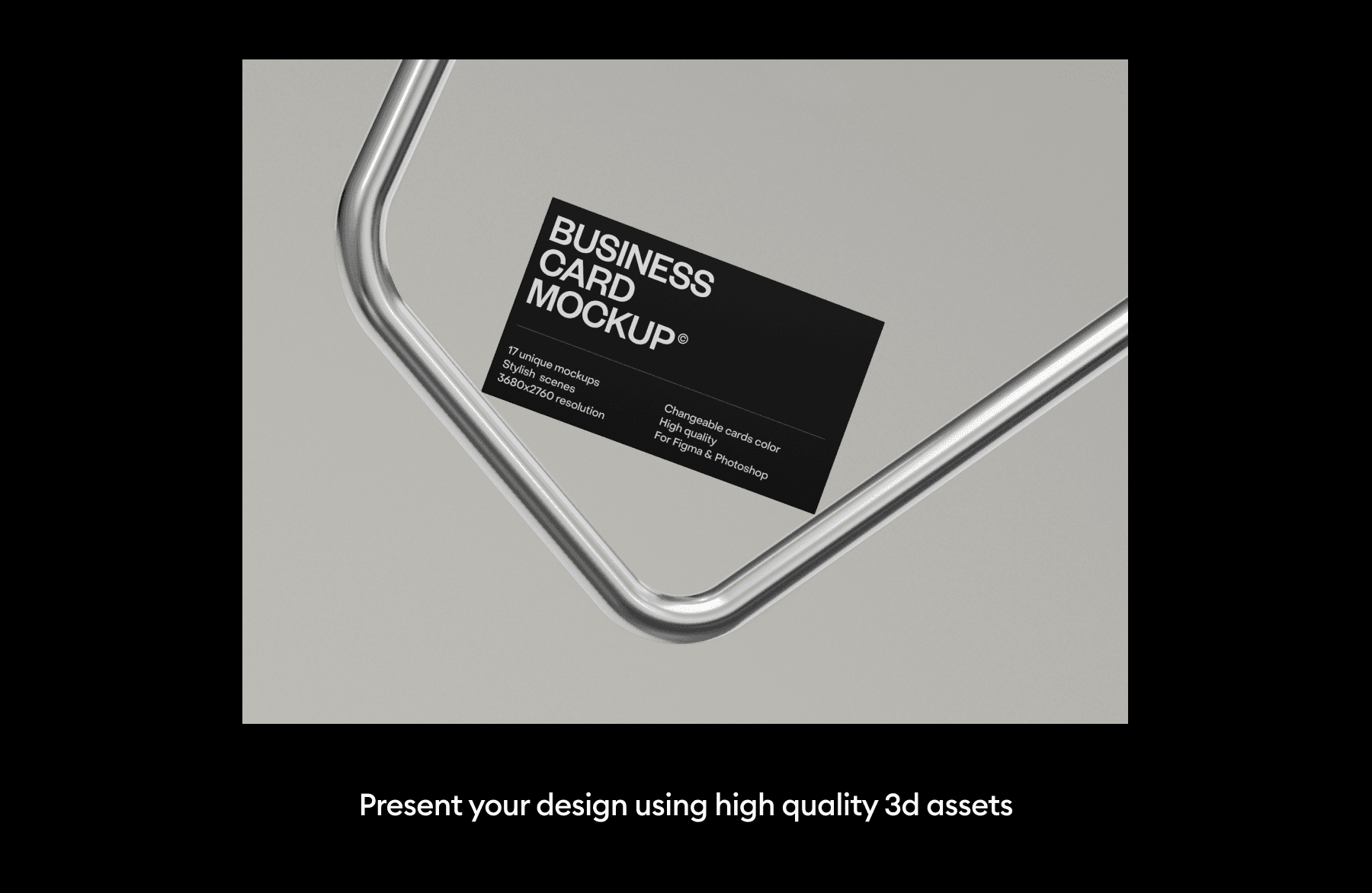 Business cards mockups for design presentations