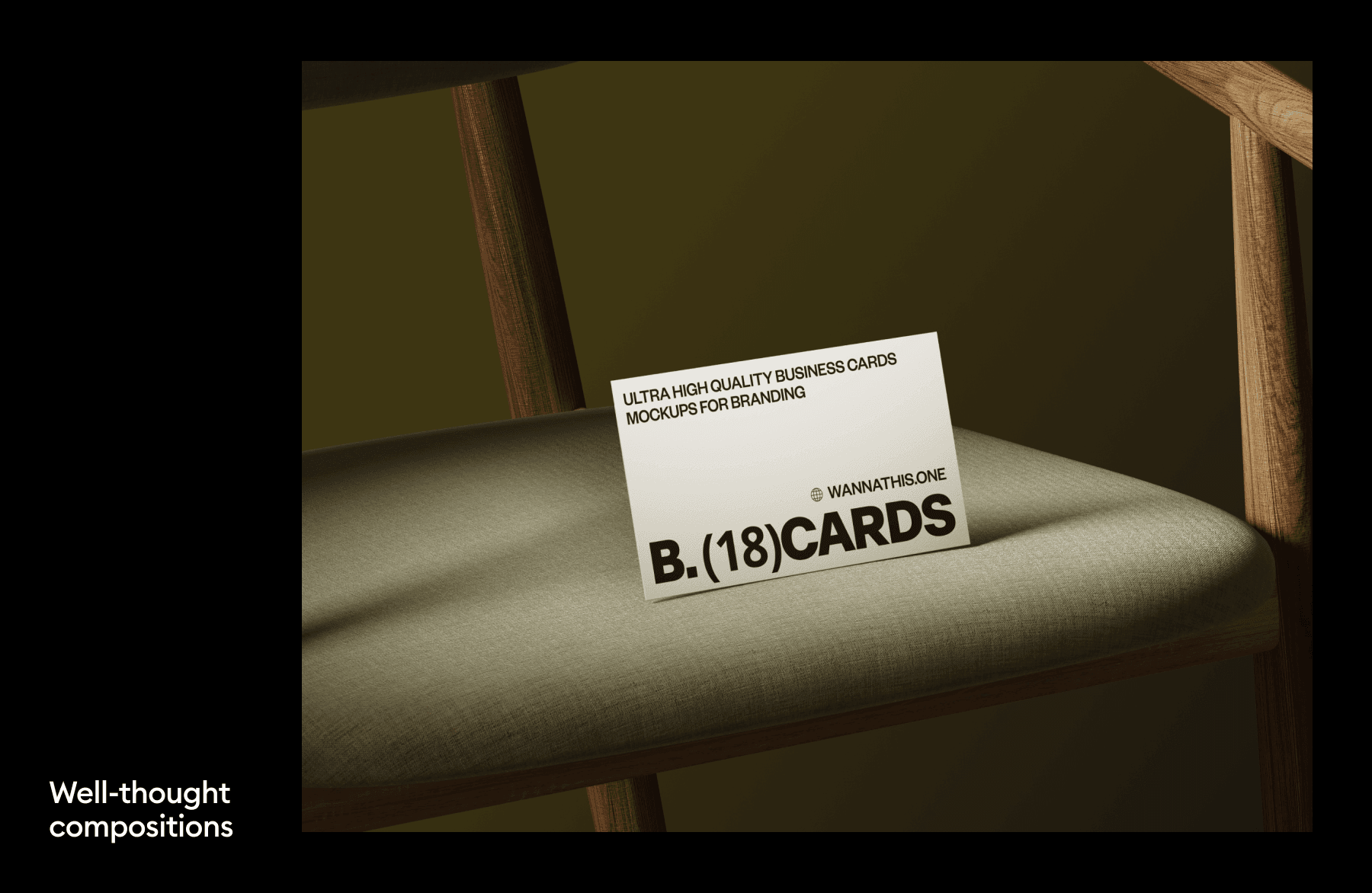 Stylish business cards mockups