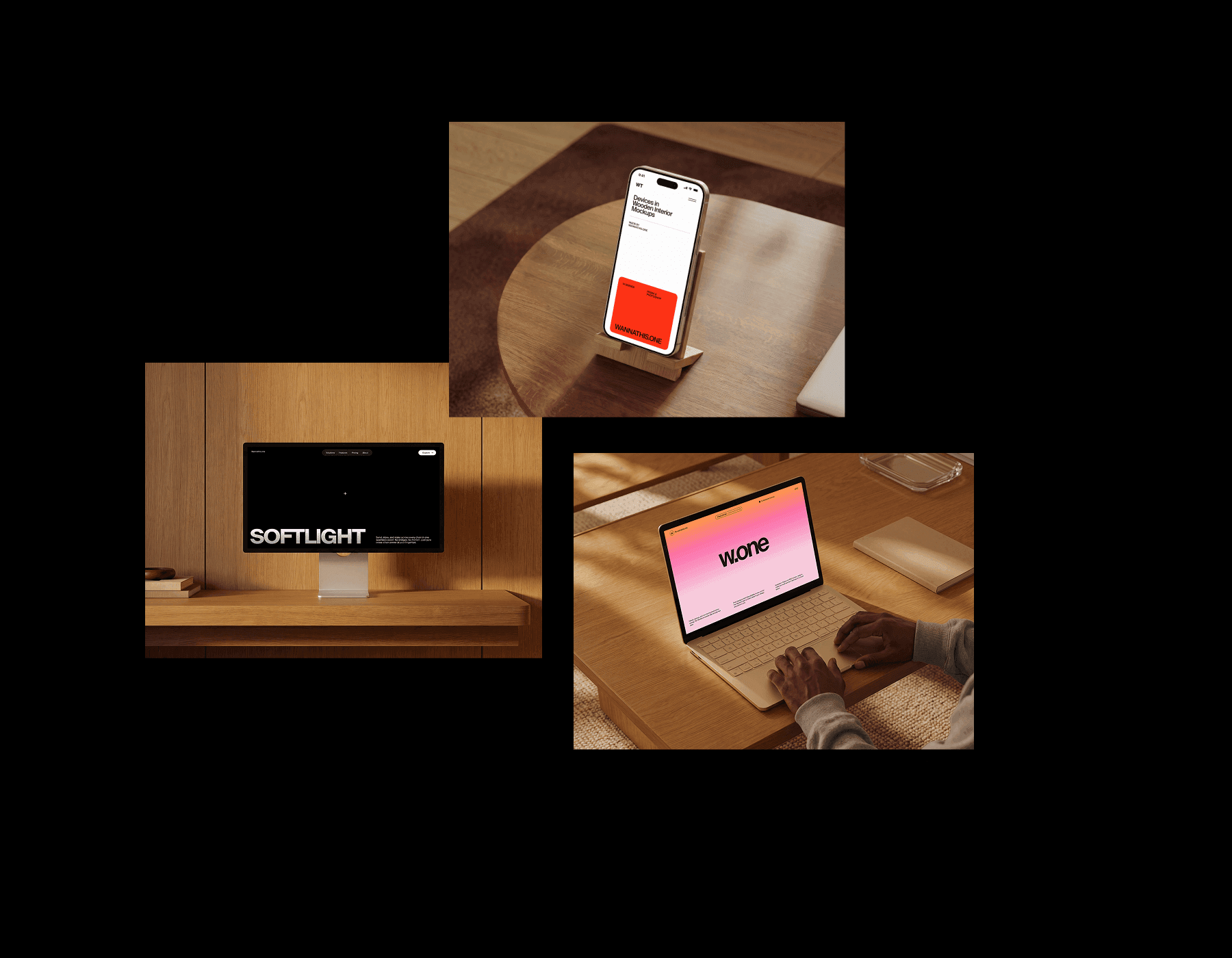 Soft Daylight Interior Device Mockups