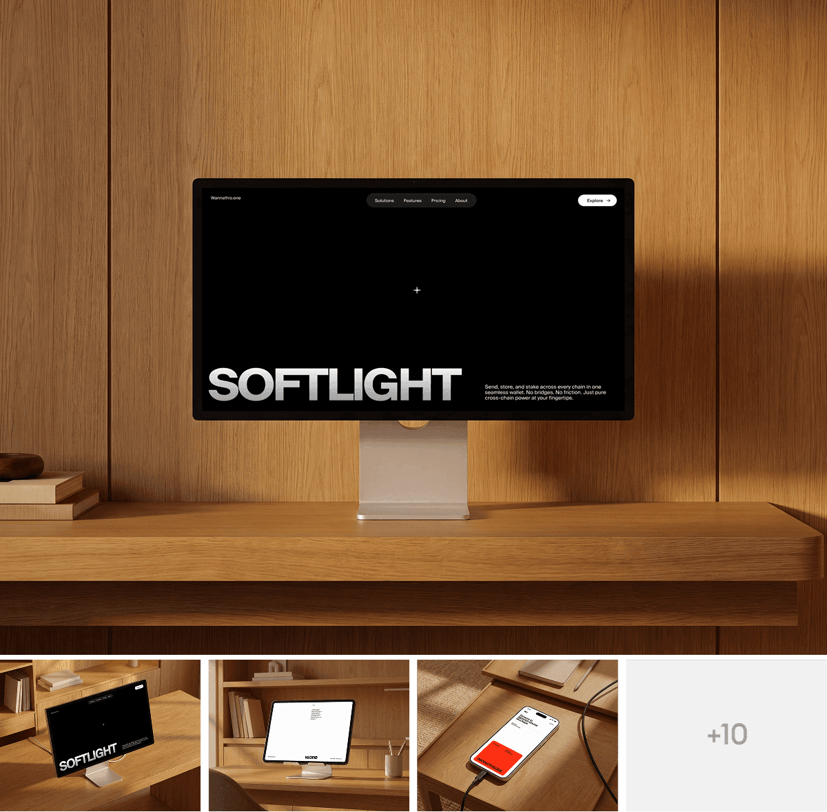 Soft Daylight Interior Device Mockups for design projects