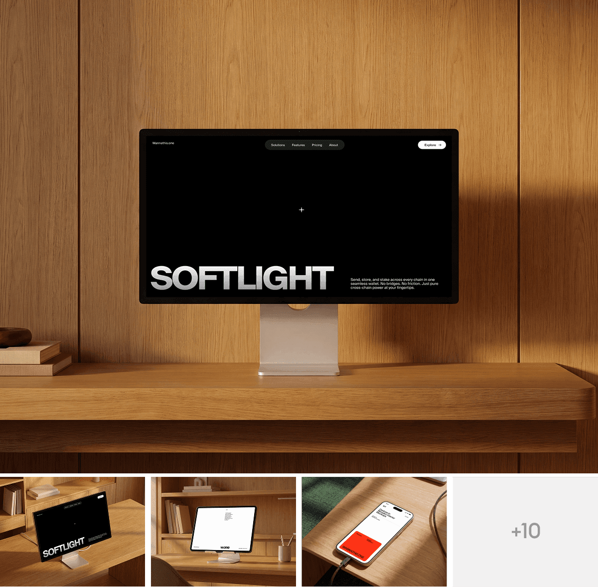 Soft Daylight Interior Device Mockups for design projects