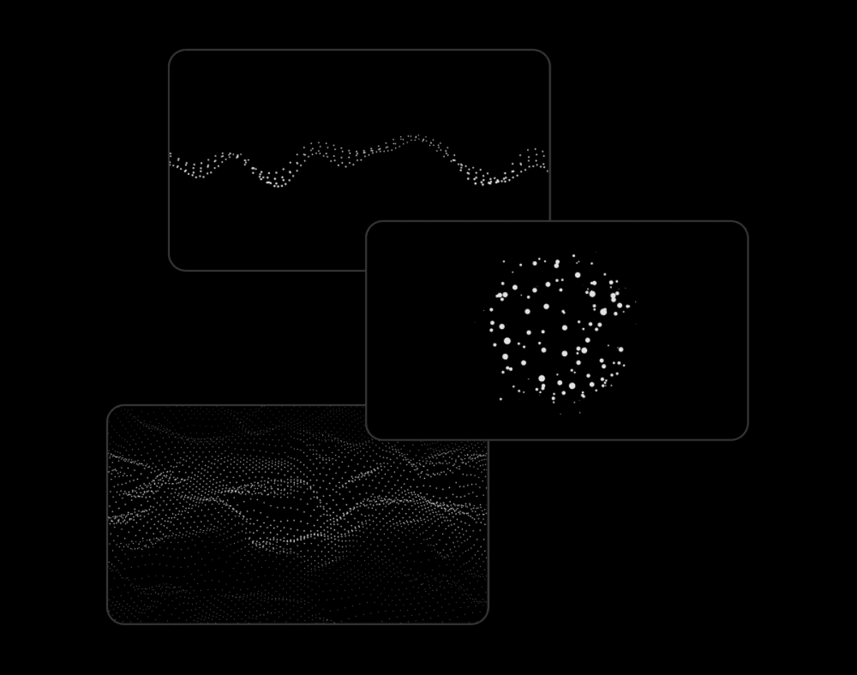 Dot Abstract Web3 Loop Animations for design projects