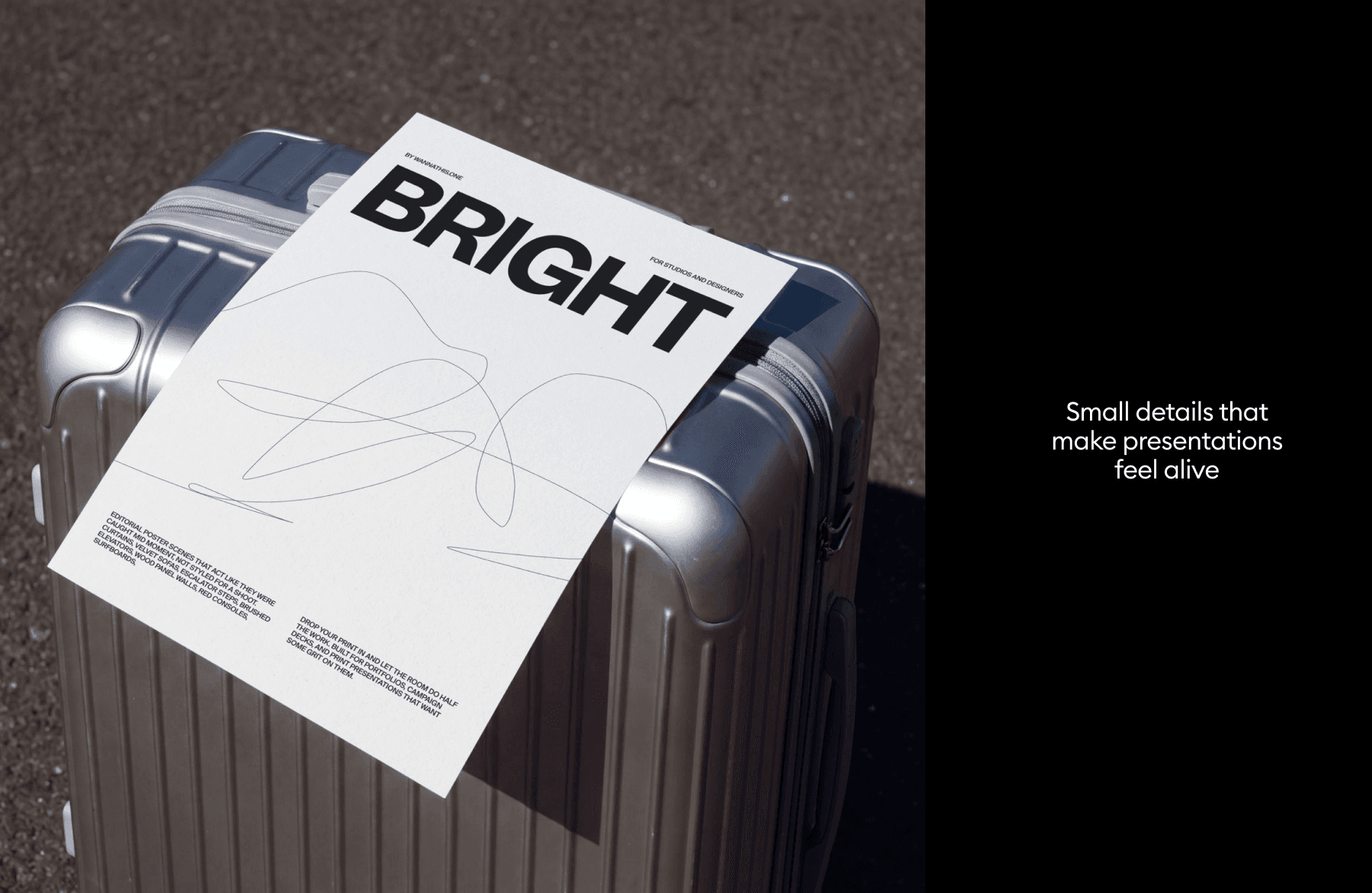 Editorial Poster Mockups for branding projects