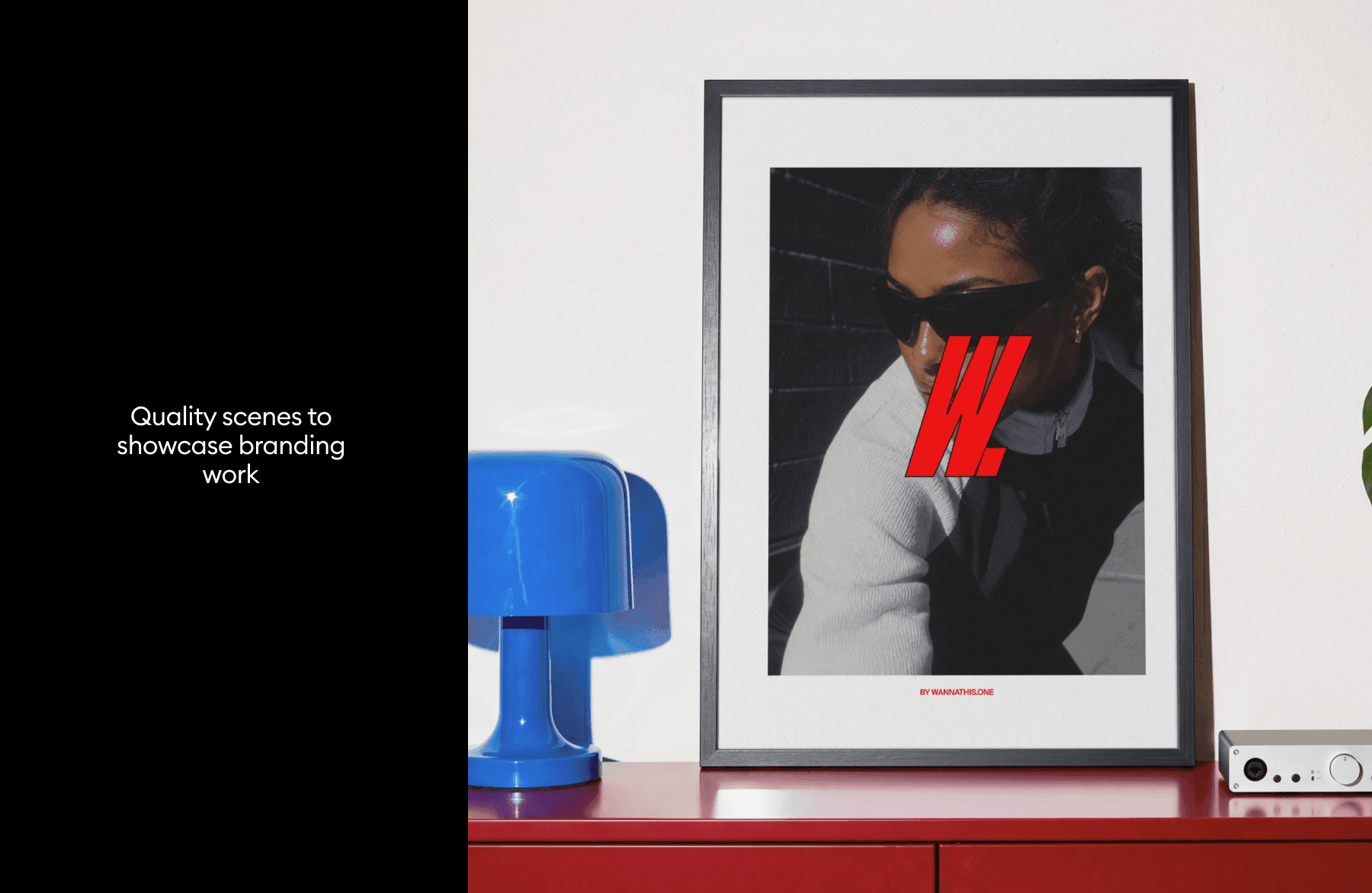 Editorial Poster Mockups for design presentations
