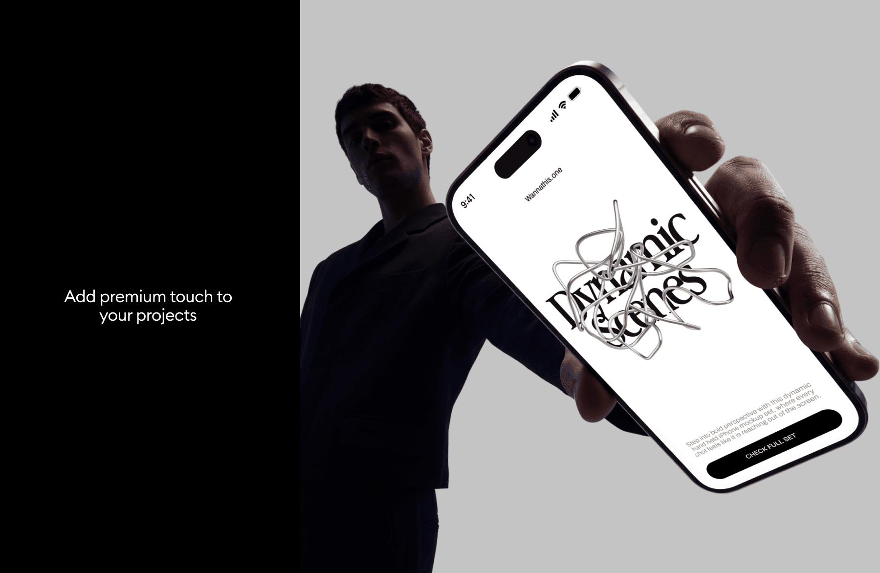 Fashion iPhone Mockups in Hand for branding presentation