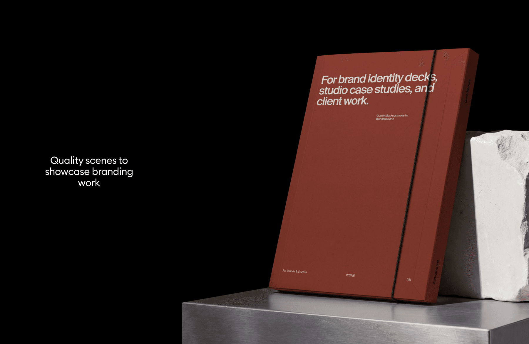 Presentation Folder Mockups for branding projects