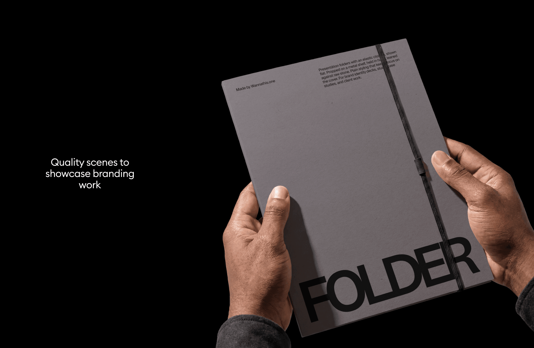 Presentation Folder Mockups for branding projects
