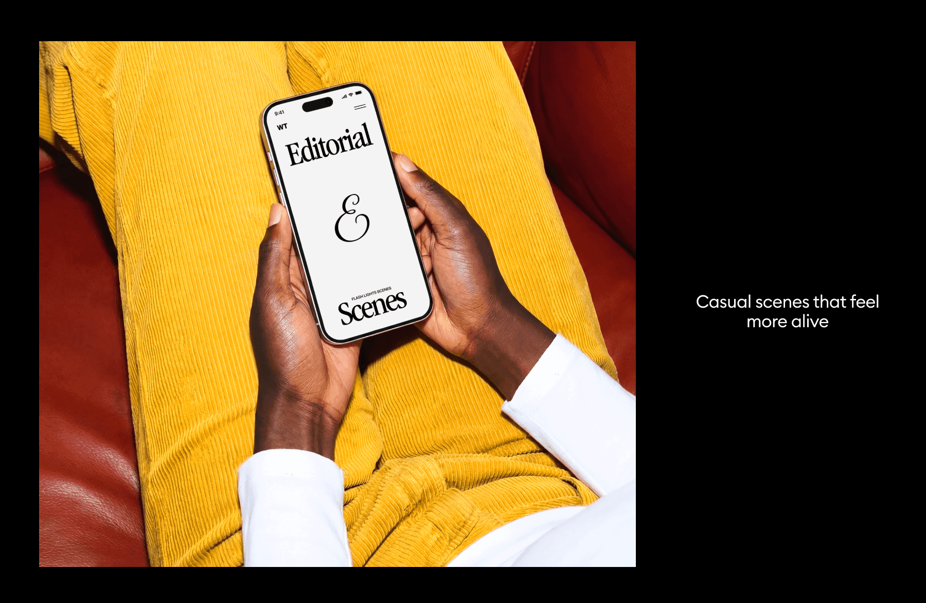 Hands Holding iPhone Mockups for UI presentations