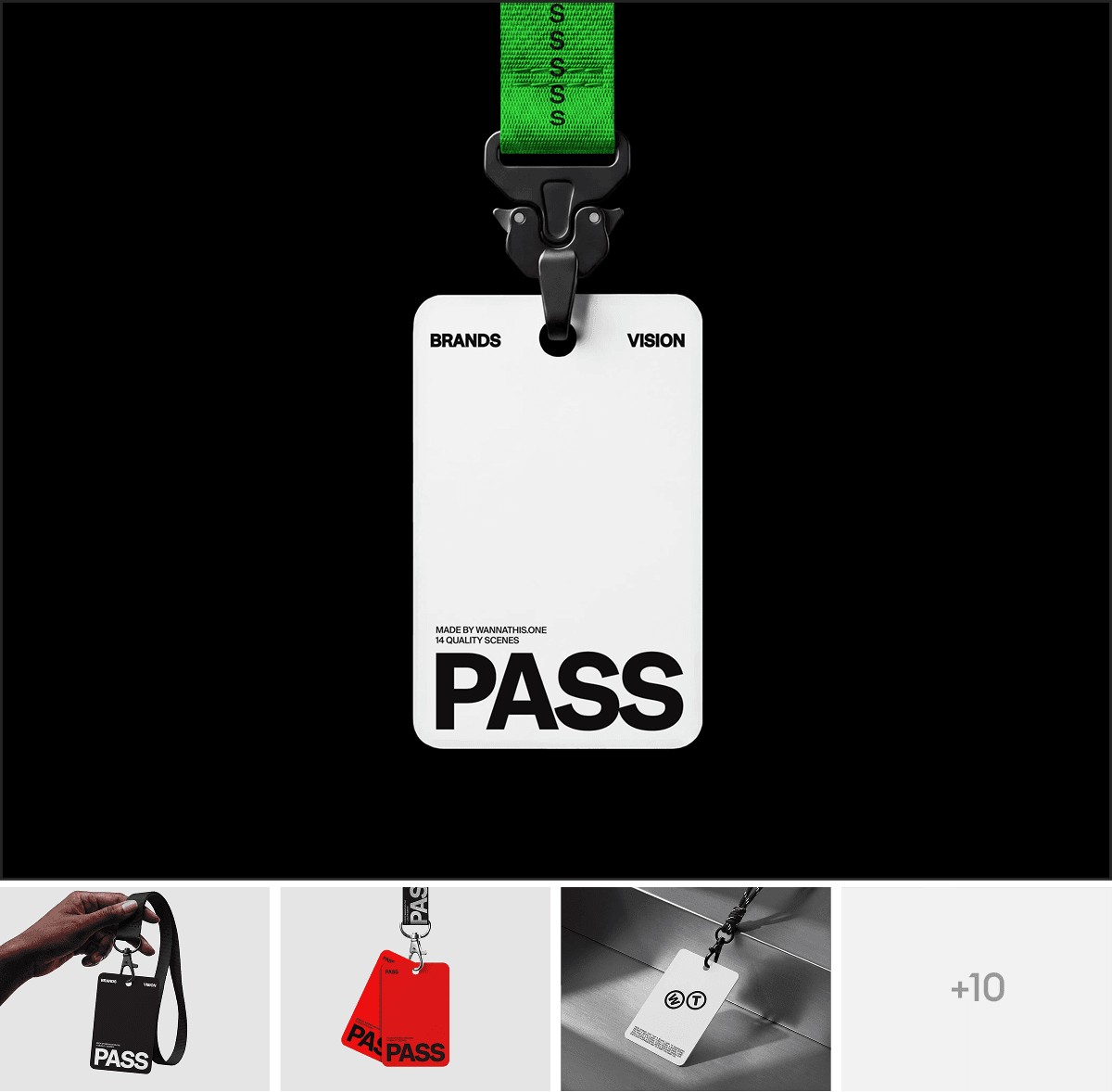 Pass, ID Card Mockups