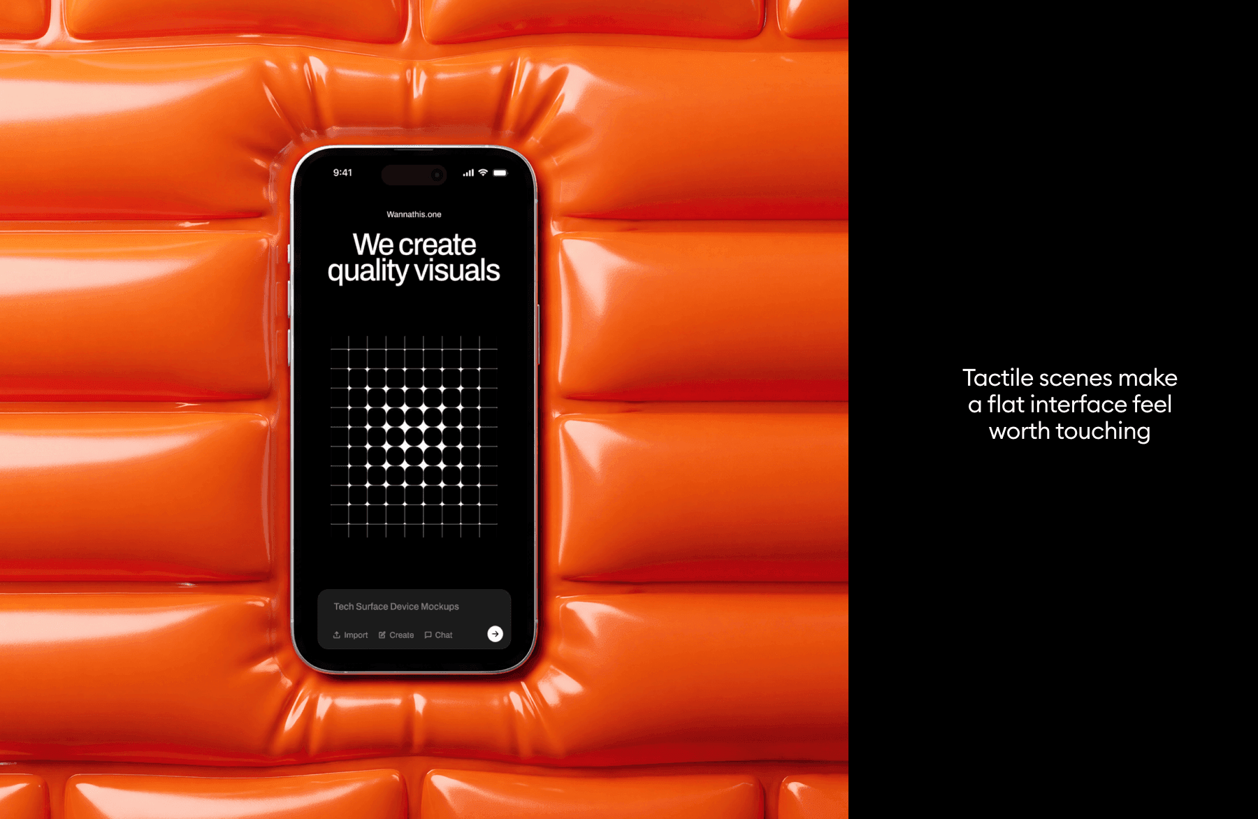 Inflatable iPhone Mockups for UX/UI projects
