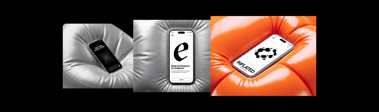 Inflatable iPhone Mockups for UI presentations