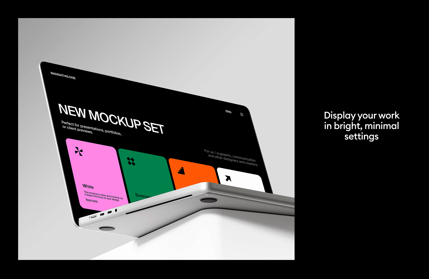 White Interior Device Mockups for design projects