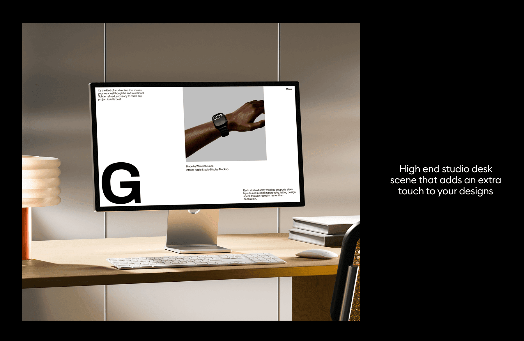 Interior Studio Display Mockups for marketing projects