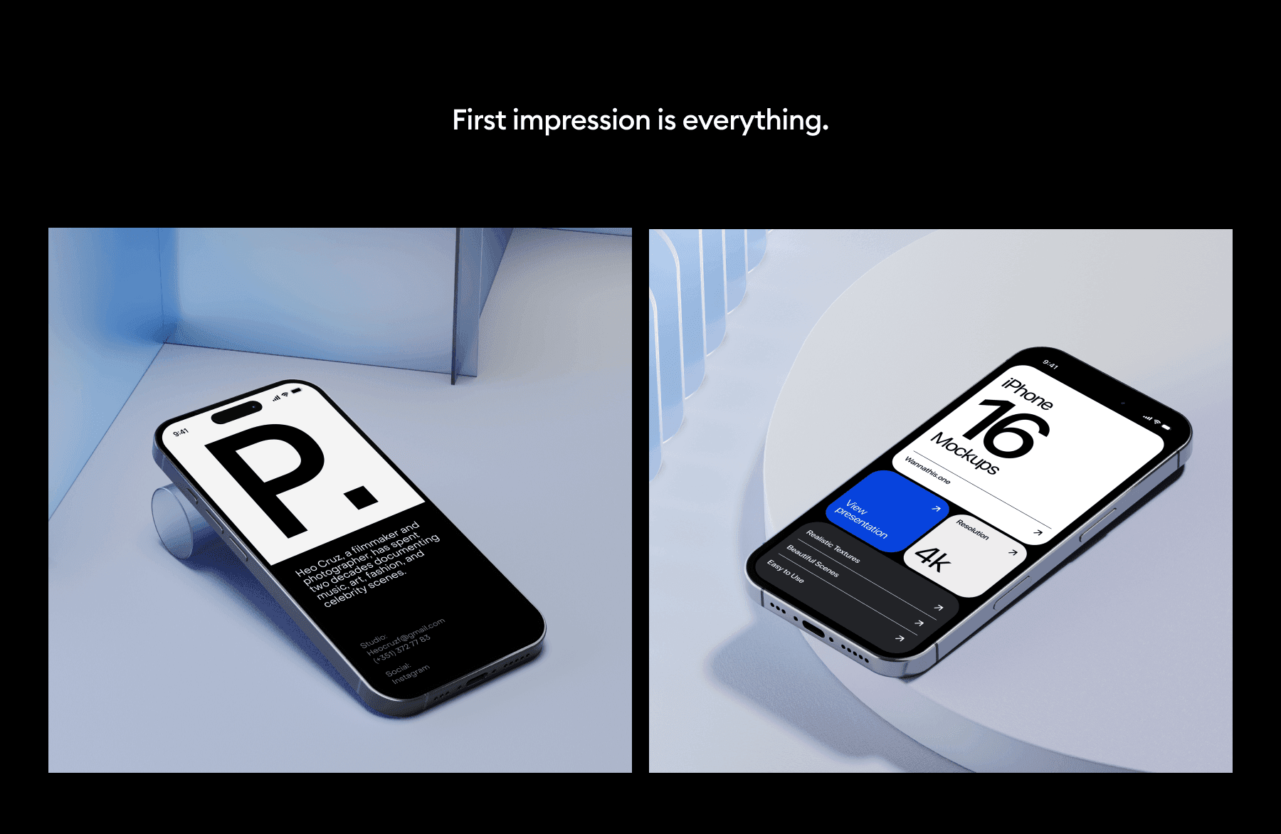 stylish iphone 16 mockups photoshop