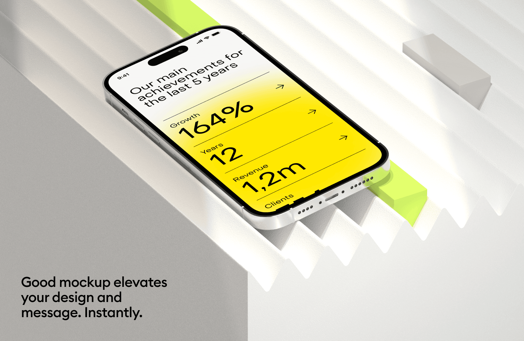 iphone 14 pro mobile mockup for design presentations