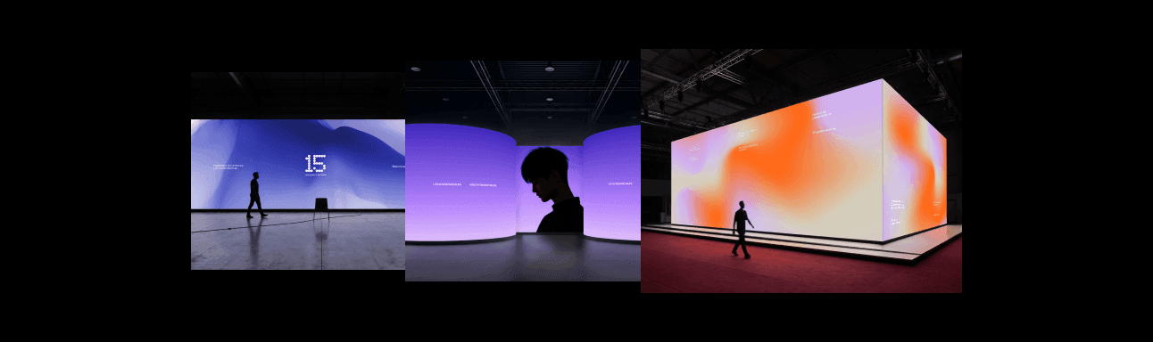 Conference LED Screen Mockups for branding presentations