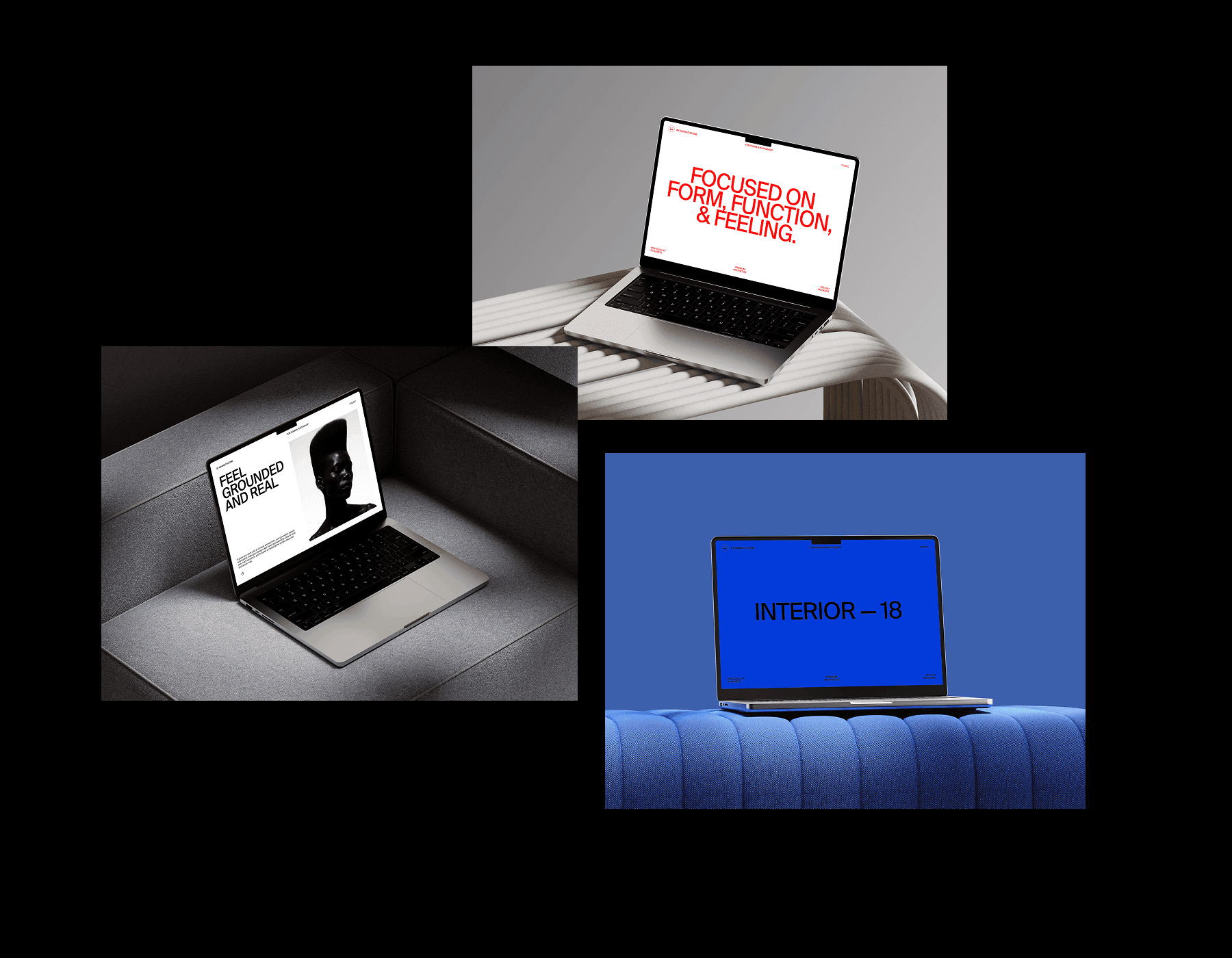 MacBook Interior Mockups for design projects