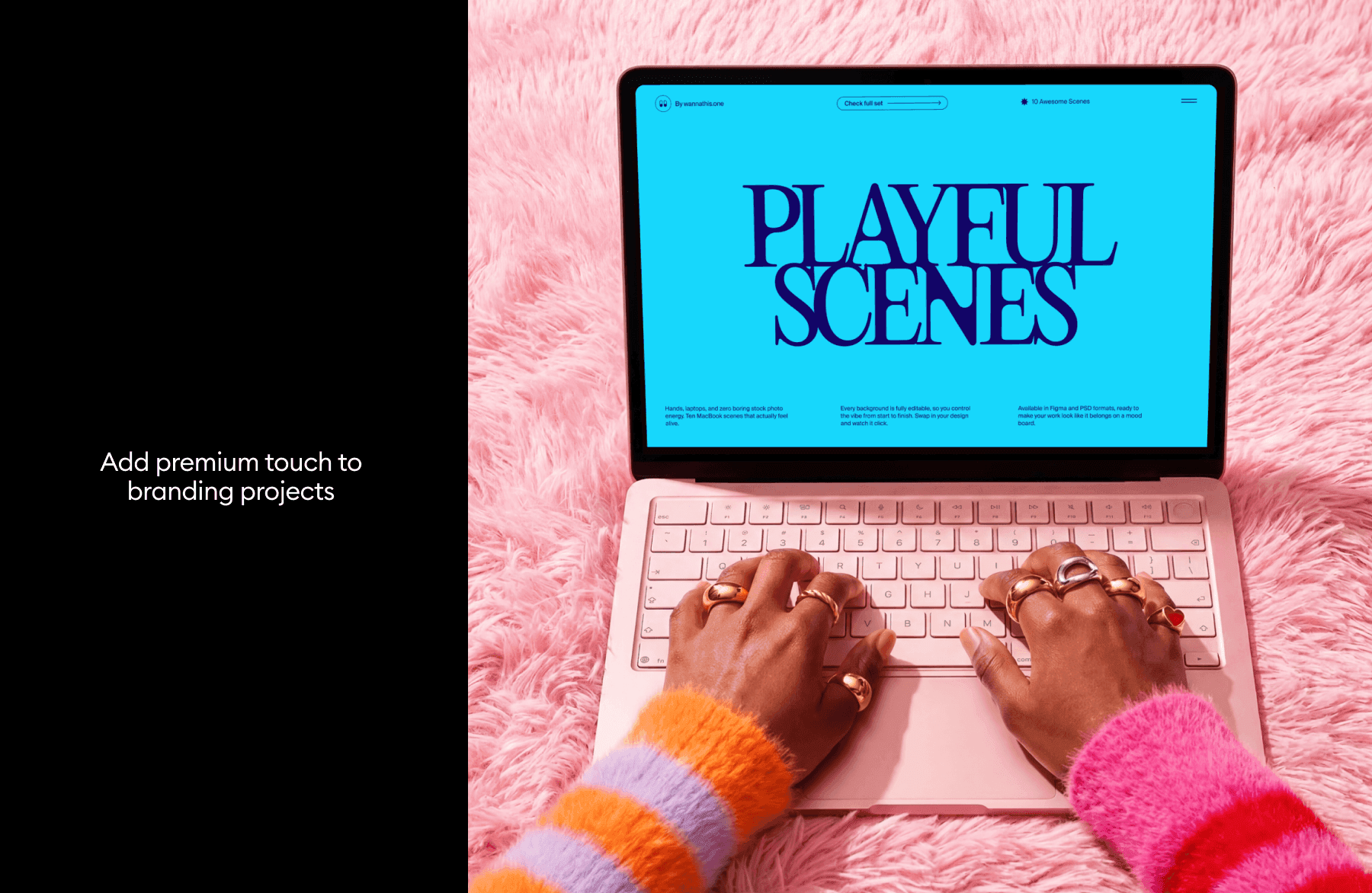 MacBook Neo Mockups in Hands for design projects