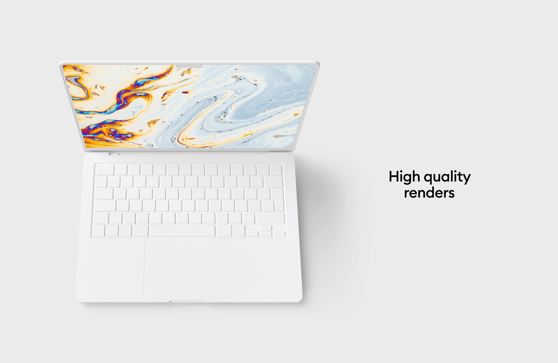 macbook pro simple mockup