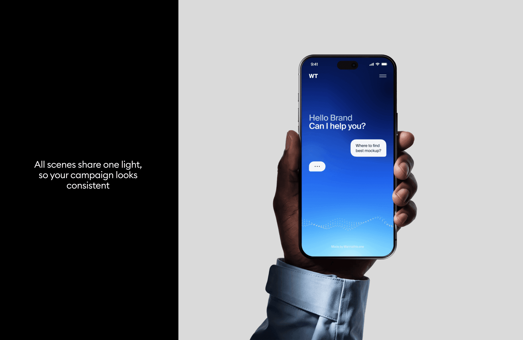 Monochrome iPhone 18 Mockups for UX/UI projects