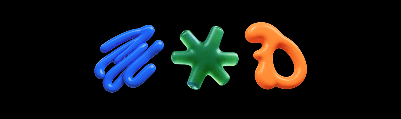 Organic Abstract 3D Shapes