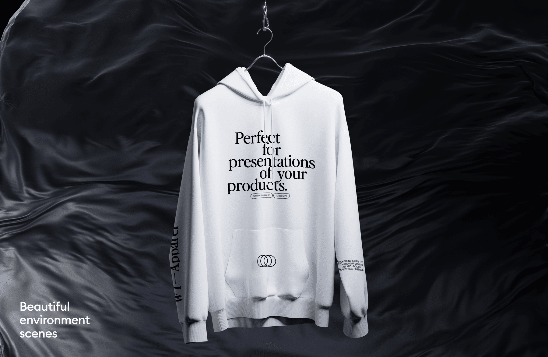 Hoodie mockups for design presentations