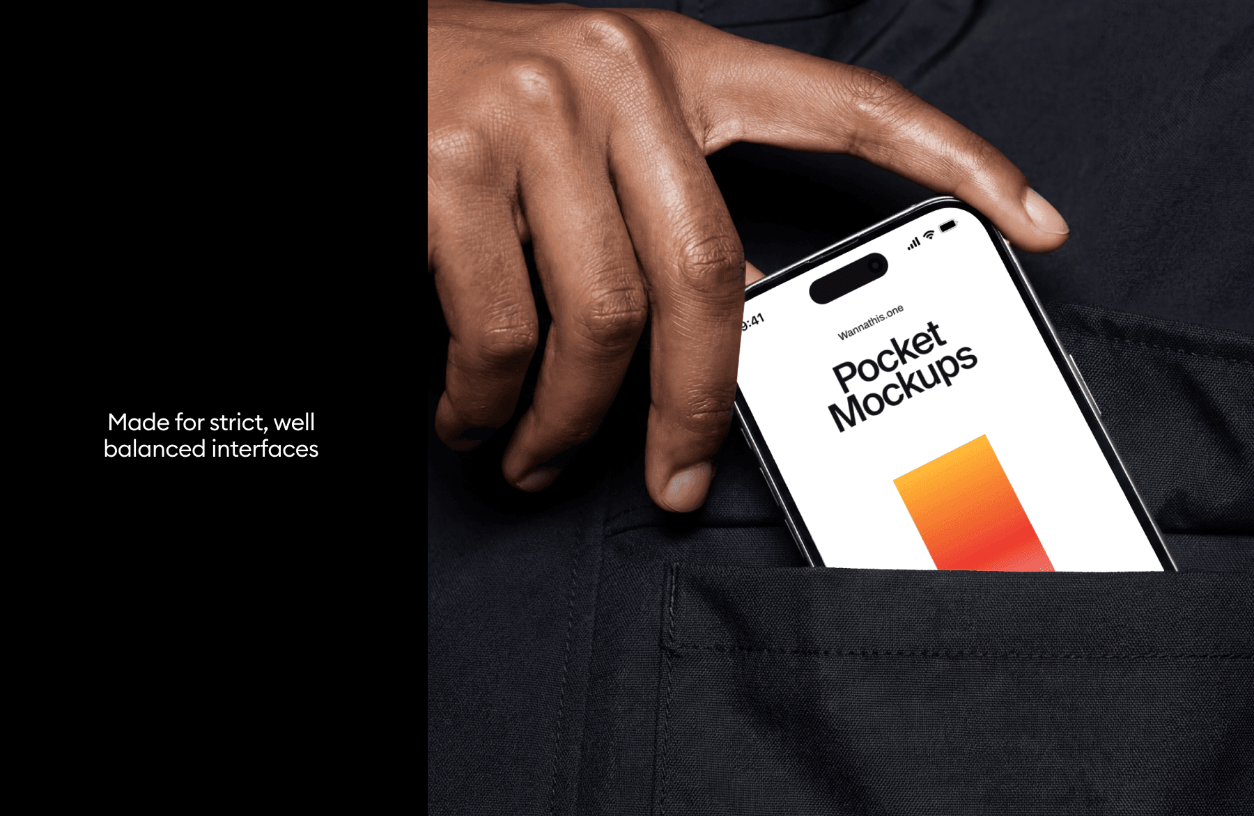 iPhone Pocket Mockups for UX/UI projects
