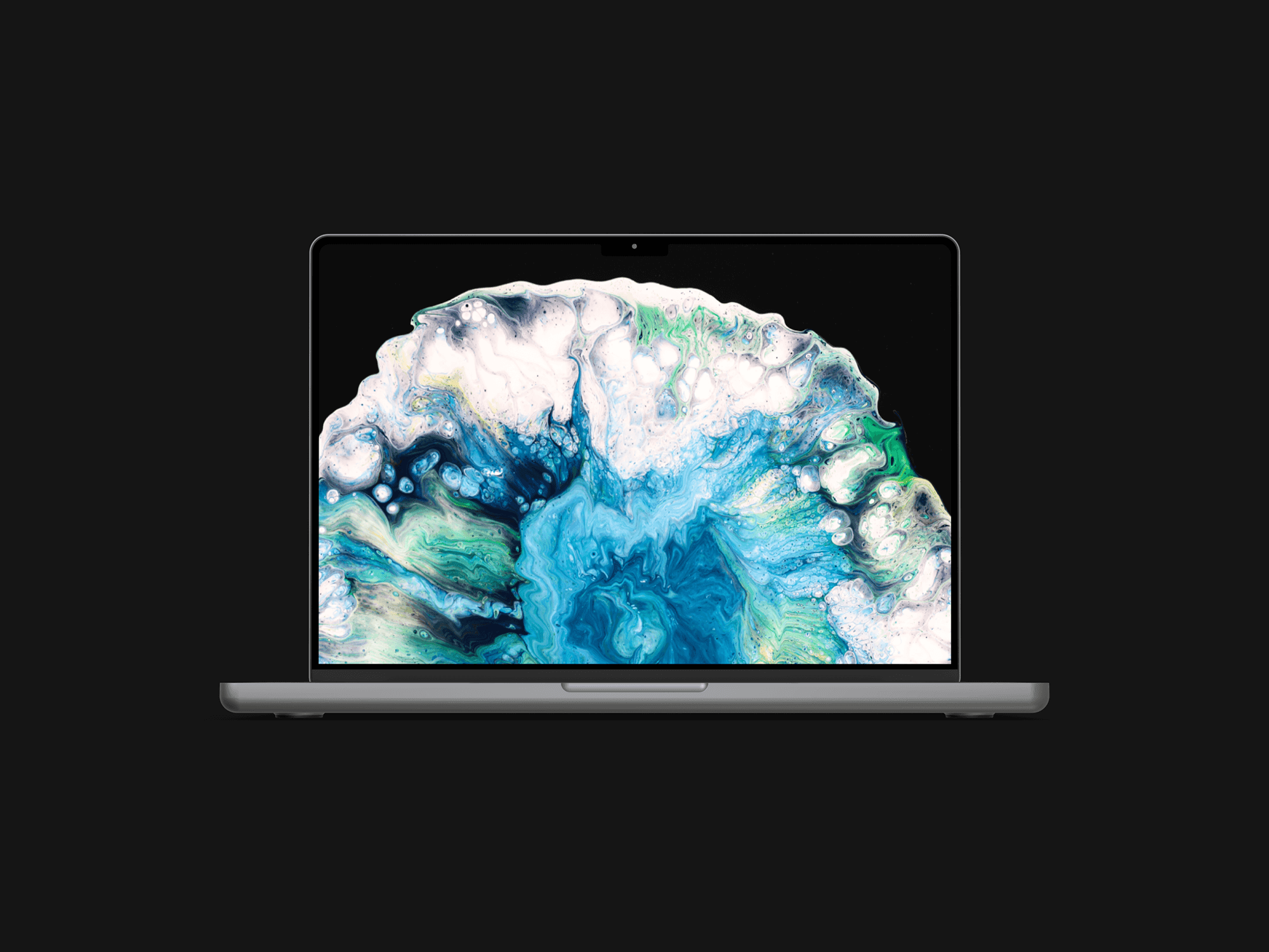 Minimalist MacBook Pro mockup