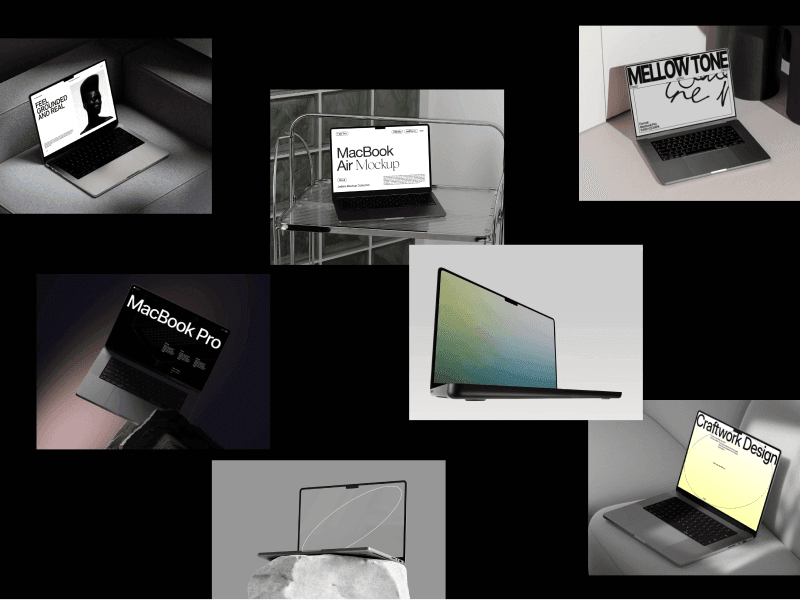 12 Best MacBook Mockups for Design Projects