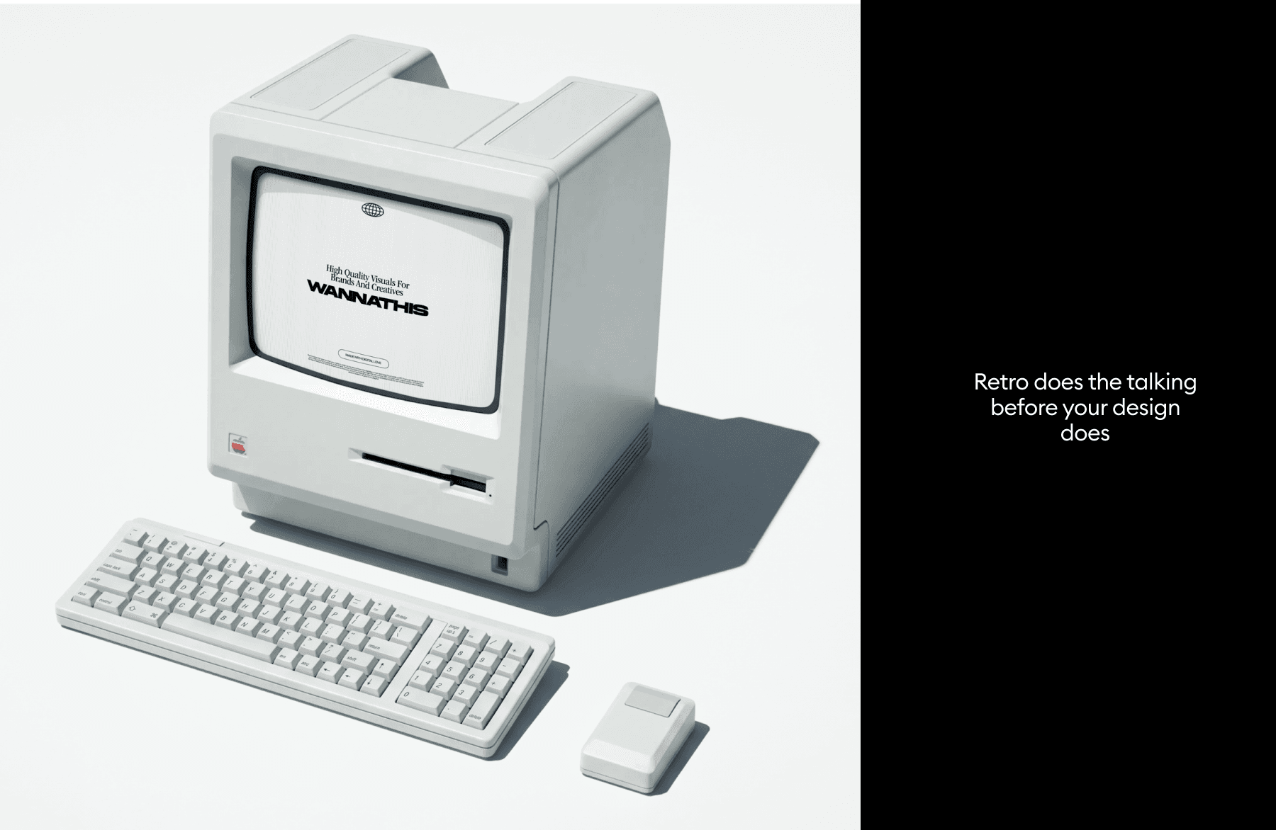 Retro Computer Mockups for branding projects
